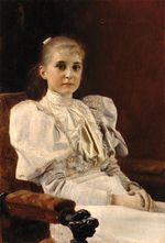 Young Girl sitting 1894